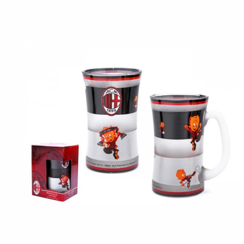 GLASS MUG AC MILAN NEMESI - 1