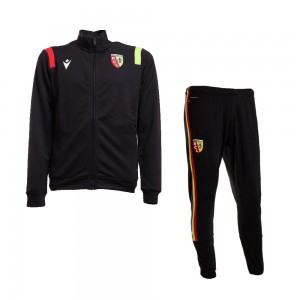 2020/2021 lens full zipper black tracksuit MACRON - 1