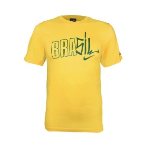 T-SHIRT YELLOW BRAZIL NIKE - 1