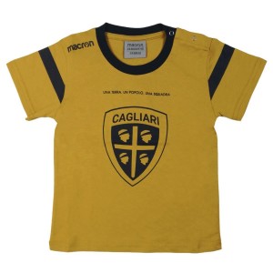 T-SHIRT ORO NEONATO CAGLIARI MACRON - 1