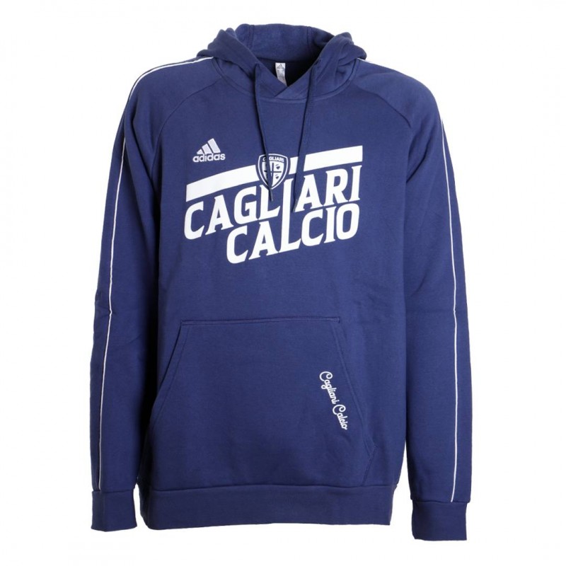 Felpa Cagliari Navy Adidas Con Cappuccio 2021 2022