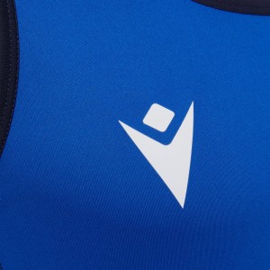 BLUE RUGBY ITALY FULL ZIP SWEATSHIRT MACRON - 4