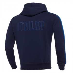 BLUE RUGBY ITALY FULL ZIP SWEATSHIRT MACRON - 2