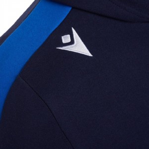 BLUE RUGBY ITALY FULL ZIP SWEATSHIRT MACRON - 4