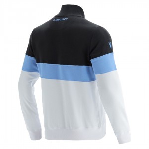 FELPA SS LAZIO FULL ZIP DEGARZATA 2021/2022 MACRON - 2