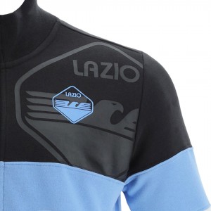 FELPA SS LAZIO FULL ZIP DEGARZATA 2021/2022 MACRON - 3