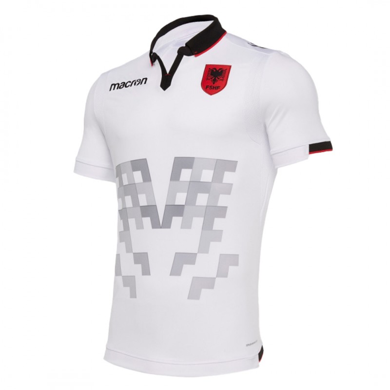 ALBANIA AWAY JERSEY 2018 MACRON - 1