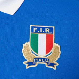 BLUE RUGBY ITALY FULL ZIP SWEATSHIRT MACRON - 3