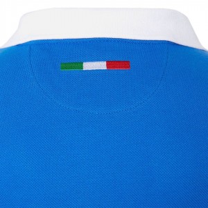 BLUE RUGBY ITALY FULL ZIP SWEATSHIRT MACRON - 4