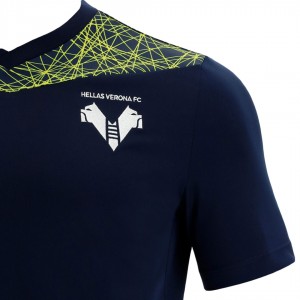 maglia pregara hellas verona blu 2021/2022 MACRON - 3
