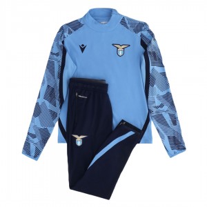 TUTA ALLENAMENTO SS LAZIO BAMBINO CELESTE 2021/2022 MACRON - 1