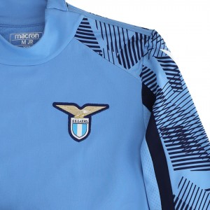 TUTA ALLENAMENTO SS LAZIO BAMBINO CELESTE 2021/2022 MACRON - 3