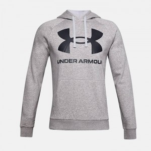 under armour sweatshirt grey/black big logo UNDER ARMOUR - 1