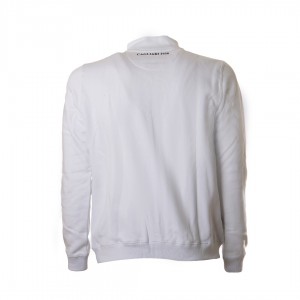Felpa full zip bambino bianco/blu/rossa bambino cagliari calcio MACRON - 2