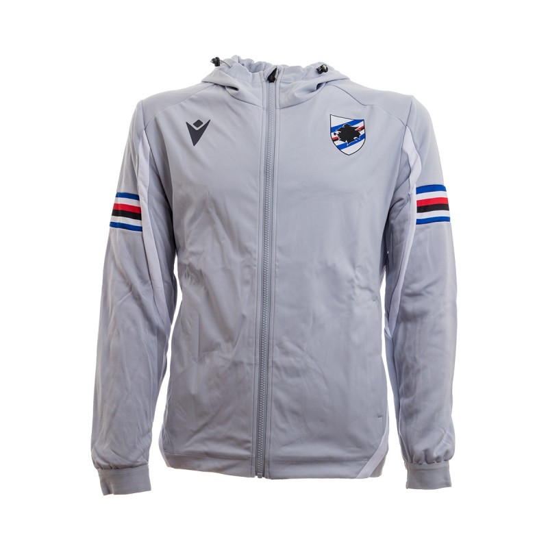 GIACCA ANTHEM SAMPDORIA FULL ZIP CON CAPPUCCIO MACRON - 1