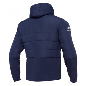 BLUE RUGBY ITALY FULL ZIP SWEATSHIRT MACRON - 2