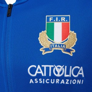 BLUE RUGBY ITALY FULL ZIP SWEATSHIRT MACRON - 4