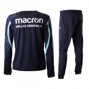 training staff suit half zip navy hellas verona 2021/2022 MACRON - 2