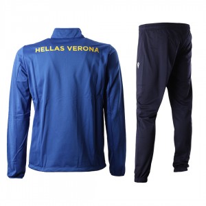 tuta training mezza zip azzurra hellas verona 2020/2021 bambino MACRON - 2
