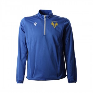 tuta training mezza zip azzurra hellas verona 2020/2021 bambino MACRON - 3