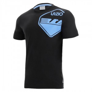 Asics Celeste Felpa Asics Colorata SS LAZIO T-SHIRT TIFOSO NERO
