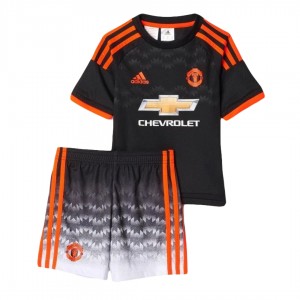 KIT THIRD NERO MANCHESTER UNITED BAMBINO 2015/2016 ADIDAS - 1