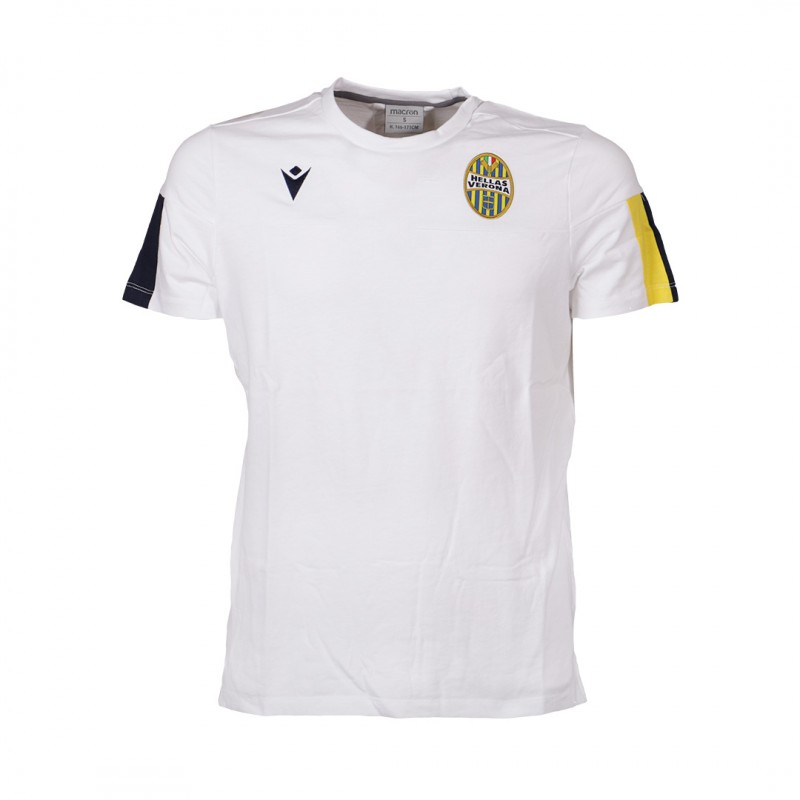 hellas verona travel t-shirt white 2019/2020 MACRON - 1