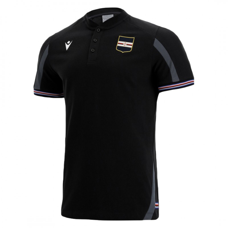 2021/2022 sampdoria black polo travel model MACRON - 1