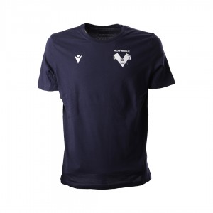 hellas verona blue cotton t-shirt 2021/2022 MACRON - 1