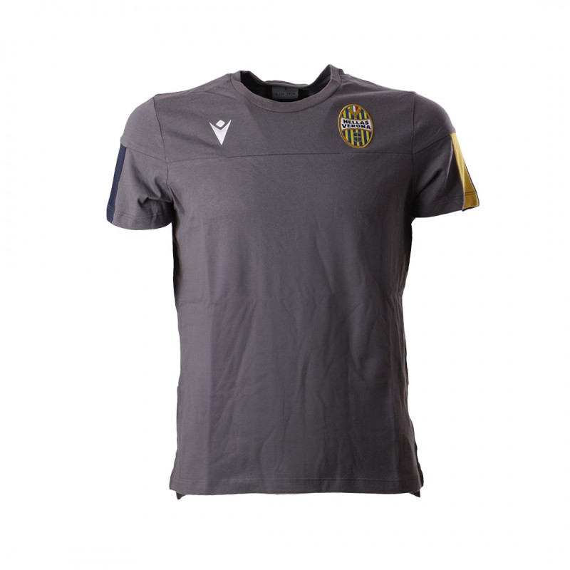 hellas verona grey travel player t-shirt 2019/2020 MACRON - 1